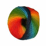 Sockenwolle mixed colors Regenbogen 50g - 200 Meter